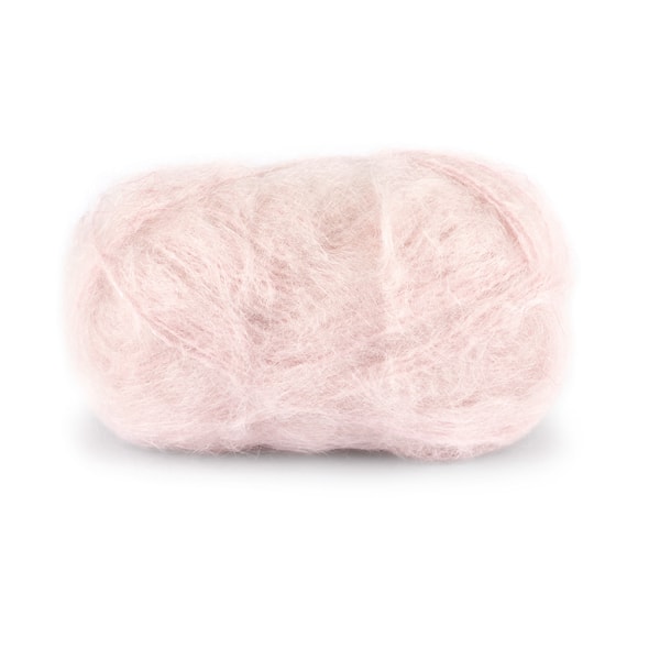 Dale Garn Line Langmo Påfugl Mohair Mix 50 g mjuk rosa 4203