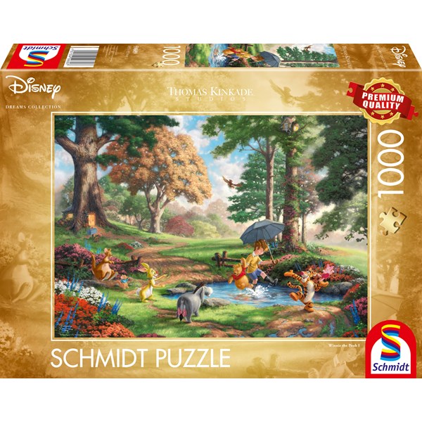Disney Winnie The Pooh Thomas Kinkade Pussel 1000 bitar Schmidt