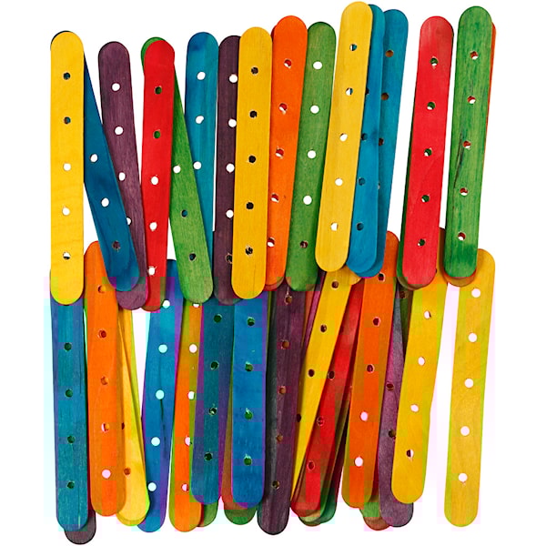 Konstruksjonspinner, L: 15 cm, B: 1,8 cm, hullstr. 4 mm, ass. farger, 500 ass./ 1 pk.