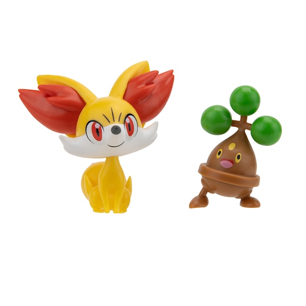 Pokémon Actionfigur 2-pakke Fennekin og Bonsly