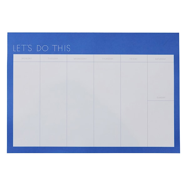 Design Letters Design Letters ukeplanlegger Cobalt blue