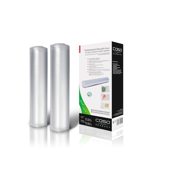 Caso Vakuum Rullar 2 - pack 30x600 cm Transparant - tillbehör & reservdelar Caso Vakuum Rullar 2 - pack 30x600 cm Transparant - tillbehör & reservdelar