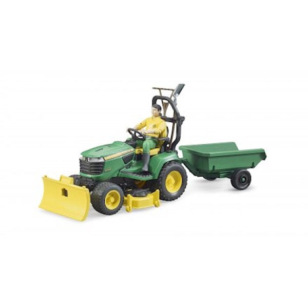 Brother - bworld John Deere gressklipper, henger + gartner