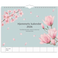 Hjemmets Kalender 2026 A4 GRIEG