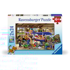 Airplane & Train ?Repairs 2x24 palaa, Ravensburger