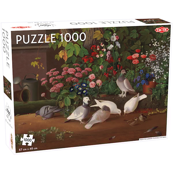 Flowers and Birds, Pussel, 1000 bitar, Tactic