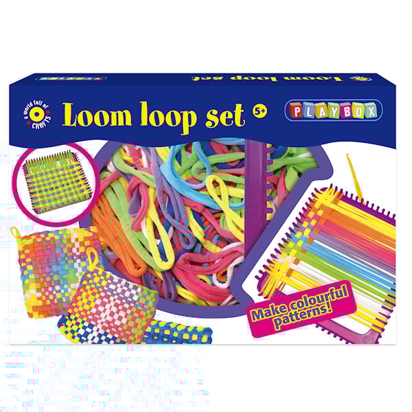 Loombands vevramme og Looms Playbox