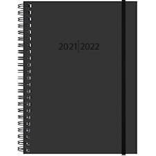 Studentkalender A5 spir 21/22 sort GRIEG
