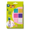 FIMO® Kids leire, suppl. farger, 6x42 g/ 1 pk.
