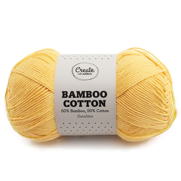 Adlibris Bamboo Cotton 100g Sunshine A519