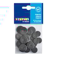 Magneter olika storlekar 24-pack Playbox