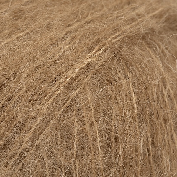 Brushed Alpaca Silk Uni Colour Garn 25 g Almond 36 Drops