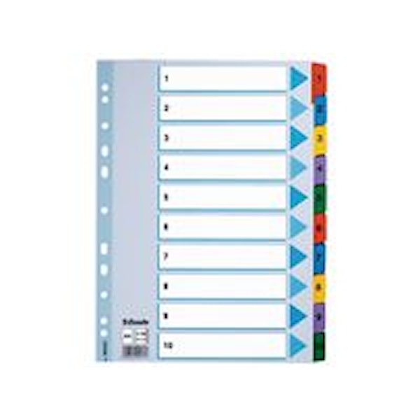 Register Mylar A4 1-10 flerfarget