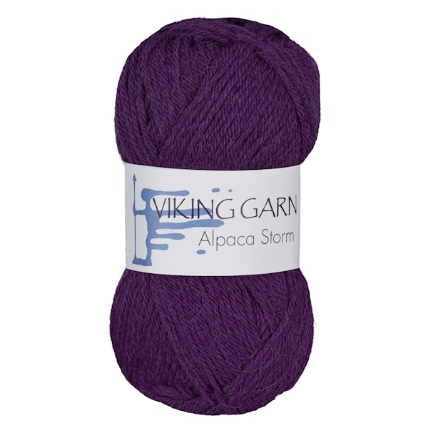 Alpaca Storm 50 g Lyng 569 Viking Garn