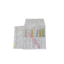 Heklenålsett, 6 størrelser i etui Adlibris