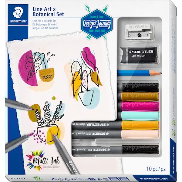 Staedtler Line ArtxBotan. Set 10pcs 100% PEFC