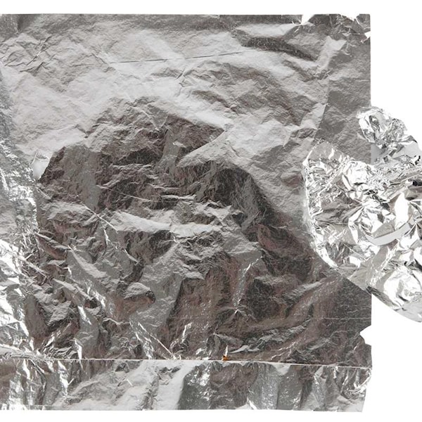 Bladmetall, ark 16x16 cm, 25 ark
