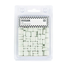 Jade mosaiikkilaatta, sininen 10 x 10 mm