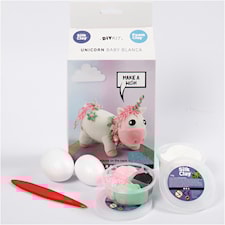 DIY-askartelupakkaus, rosa, yksisarvinen, 1 set
