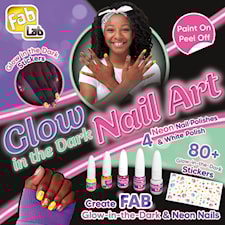 Glow in the Dark Neon Nail Art Fablab