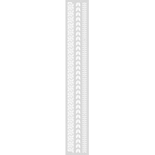Sjablon Lang, Mønster, 10,5 x 70 cm