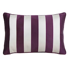 Bungalow Stripe Kuddfodral 33x50 cm Aubergine