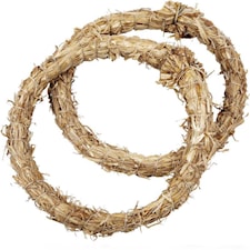 Halmkrans, dia. 21 cm, tykkelse 2 cm, 1stk.