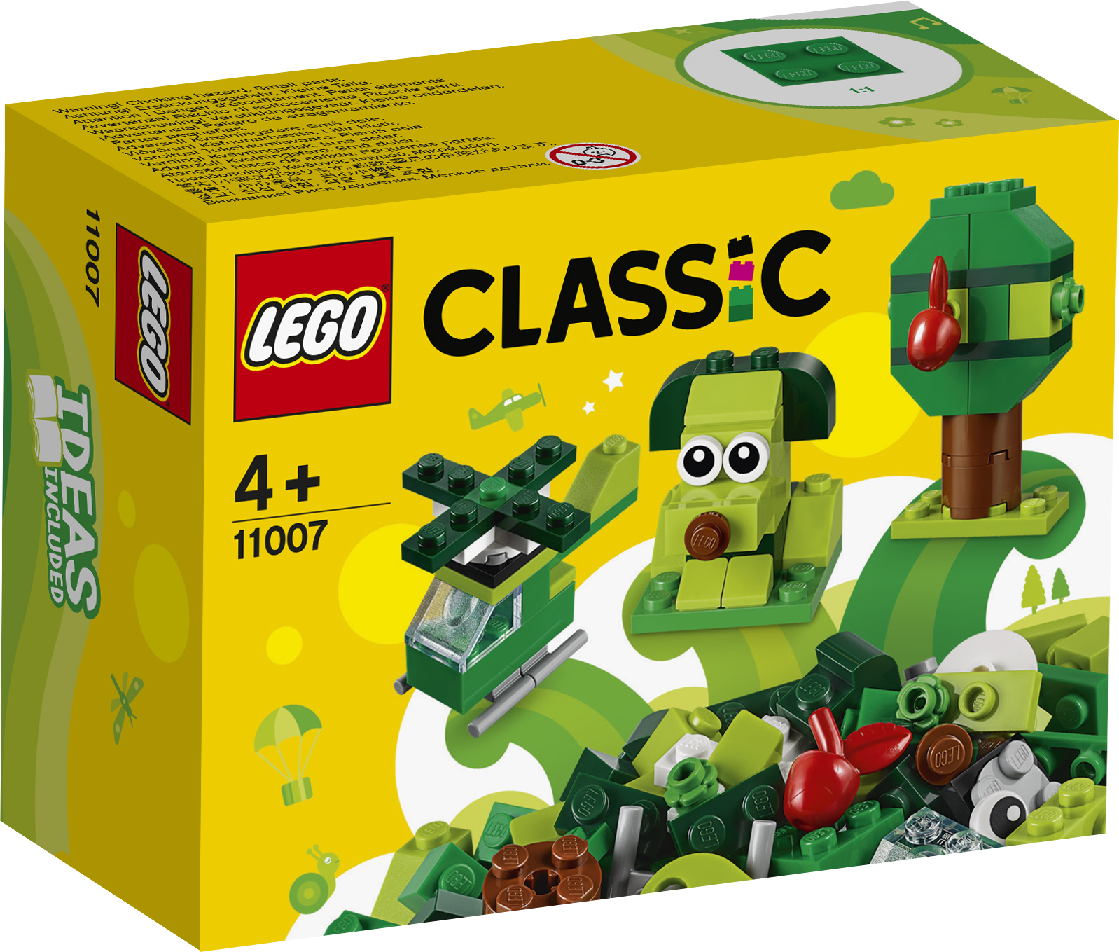 Luovat vihreät palikat, LEGO Classic (11007)