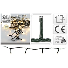 Ljusslinga LED, 24m, Varm Vit, IP44 Utomhus