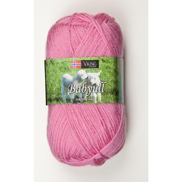 Viking of Norway Baby Ull 50 gr Cerise 361