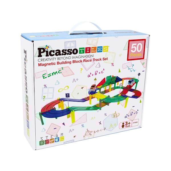 Picasso Tiles 50 pcs Race Truck Building Blocks