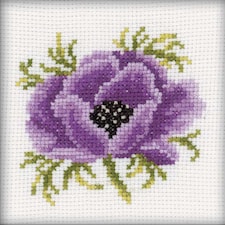 Broderisett Anemone 10x10 cm RTO