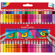 Huopakynä kaksipäinen Sekavärit 40-pack Faber Castell
