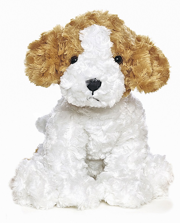 Teddykompaniet Koira 40 cm Valkoinen