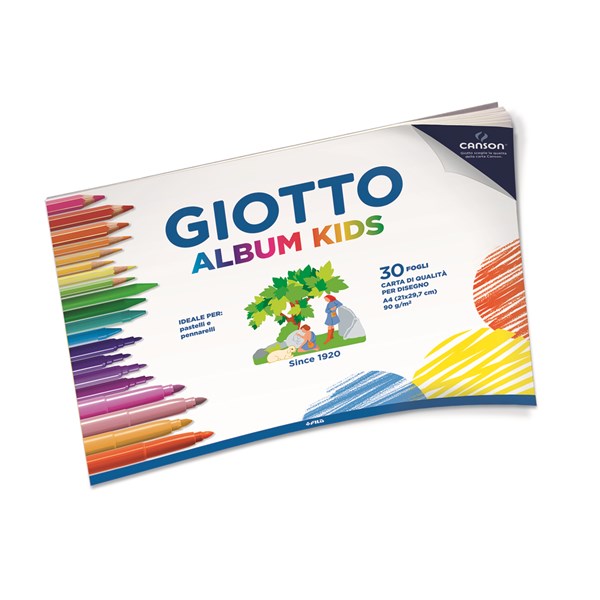 Album Kids A4 30 sidor, 90g Giotto