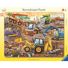 Working Hard 35p Frame Puzzle Ravensburger