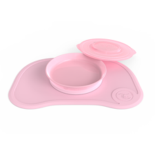 Twistshake Click Mat + Plate 6+m Pastel Pink