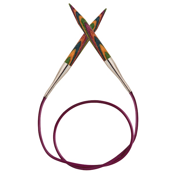 Rundpinner i bjørk 60 cm - 3 mm Du Store Alpakka Symfonie