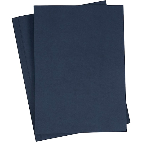 Papir, A4, ark 210x297 mm, 110 g, blå, 20 stk./ 1 pk.