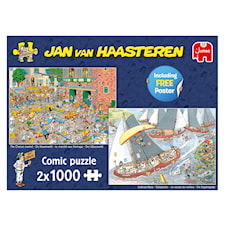 Jan Van Haasteren Pussel Dutch Traditions 2x1000 bitar, Jumbo