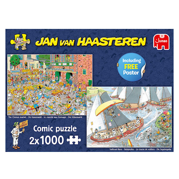 Jan Van Haasteren Puslespill Dutch Traditions 2x1000 brikker, Jumbo
