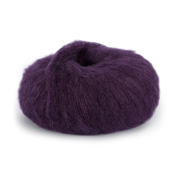 Dale Garn Erle Silk Mohair Mix 50 g Mørk Lilla 4845