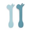 Done by Deer Silicone spoon 2-pack Lalee Blue