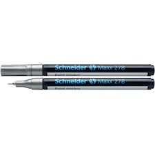 Schneider Maxx 278 Paint Marker Sølvpenn 0,8 mm Nålespiss