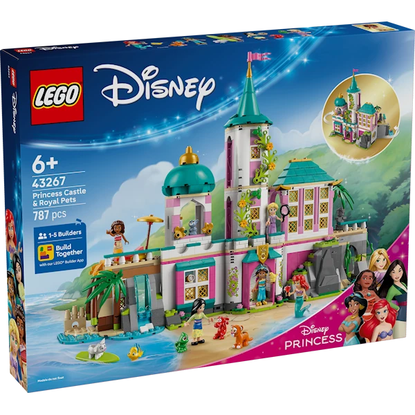 LEGO Disney 43267 Prinsesseslott med kjæledyr