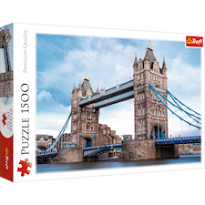 The Tower Bridge over the Thames River, London, Pussel, 1500 bitar, Trefl