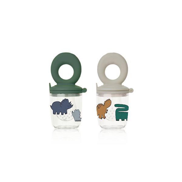 Miranda Matmater 2-Pack Dinosaurs/Mist Liewood