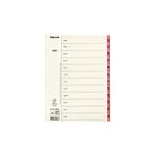 Pappregister Jan-Dec A4 Rosa