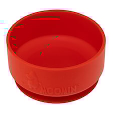 Muumi Silikonikulho Imukupilla Puolukanpunainen Rätt Start