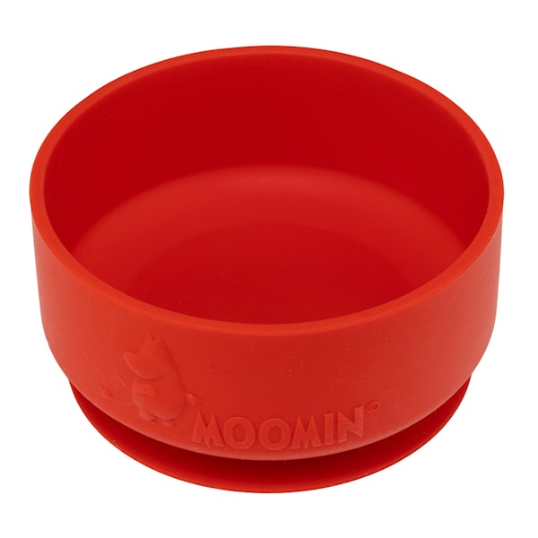 Mummi Silikonskål med Sugekopp Lingonberry Red Rätt Start